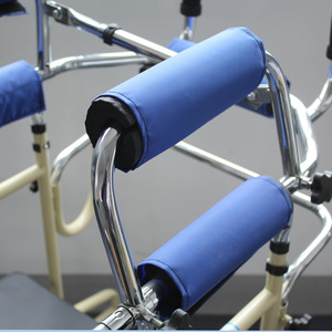 Jinyu Walker <b>Rollator</b> With Brake And Seat For Elderly Mobility Assistance Blue Color Manual Operation CE Certified - Product Image 2