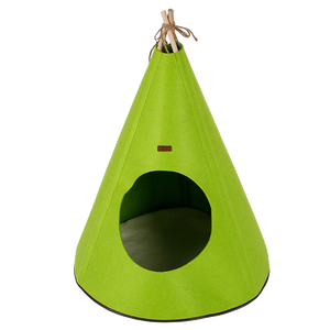 Plegable para mascotas iglú perro de fieltro gato cueva la naturaleza gato mascota tienda - Product Image 1
