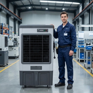 Nuevo Enfriador de Aire Portátil de 120L con Motor DC sin Escobillas, Enfriamiento Rápido, Viento Fuerte, Ahorro de Energía, para Uso Comercial, Industrial y Doméstico en Espacios Amplios - Product Image 2