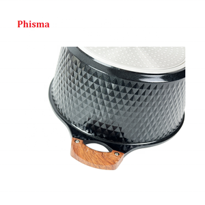 Хит продаж, 10 шт., Гранитная алюминиевая посудомоечная машина, безалкогольная Антипригарная посуда с Индукционным дном - Product Image 3