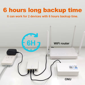 WGP Mini UPS 6000mAh 9V 12V DC Multi-output with 6 Hours <b>Backup</b> Mini Ups for Wifi Router and ONU - Product Image 4