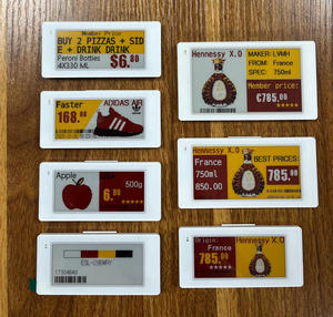 Etiquetas de Precio Digitales para Supermercados, Etiqueta Electrónica Inalámbrica de 2.4 GHz, Pantalla de Tinta Electrónica de 2.13 Pulgadas, Sistema ESL, Etiqueta Eink - Product Image 1
