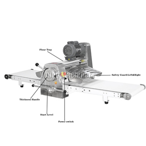 <span class=keywords><strong>Laminoir</strong></span> <span class=keywords><strong>à</strong></span> pâte électrique de comptoir pour croissants et pâtisseries, pour la production industrielle en boulangerie - Product Image 3