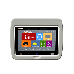 Kinh doanh xe buýt hành khách đầu gối Android xe TV tựa đầu Màn hình máy tính bảng 4K cho ghế sau ghế sau giải trí 1024*600 - Product Image 1