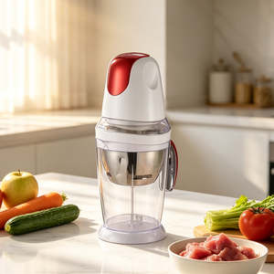 Hachoir Électrique Multifonction 1,5 L pour Légumes et Salades, Mixeur Alimentaire Domestique avec Bol en Plastique Haute Efficacité SENFE - Product Image 1