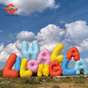 Lettres et chiffres gonflables géants personnalisés avec logo pour la publicité extérieure - Product Image 5