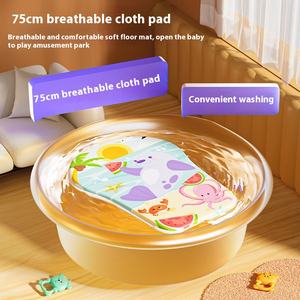 Estante de plástico educativo para educación temprana para bebés recién nacidos y juguetes de <span class=keywords><strong>Piano</strong></span> para pies para bebés de 0 a 6 meses - Product Image 4