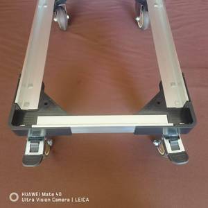 Customizable Length and Width Heavy-Duty <strong>Aluminum</strong> Alloy <strong>Platform</strong> Dolly with Lockable Wheels Durable Moving &amp; Logistics <strong>Trolley</strong> - Product Image 2