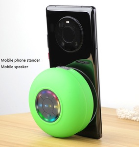 Top hot Upgraded BTS07 RGB Waterproof <strong>Bluetooth</strong> Shower Suction Cup Speaker Ring Mini <strong>Personal</strong> <strong>Computer</strong> Accessory Battery Powered - Product Image 5