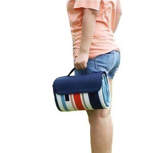 Manta de Playa Extra Grande, Impermeable, Resistente al Sol, Portátil, para Camping y Picnic, con Bolsillo - Product Image 6