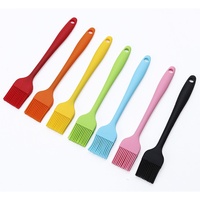 Outils de pâtisserie et de barbecue prêts à être expédiés, personnalisables, brosse en silicone de qualité alimentaire de 21 cm, brosse à huile pour la pâtisserie DIY