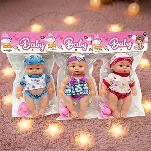 Set de Muñecas de 27 cm, Mini Juguete de PVC con Chupón en Empaque Individual para Niños de 2 a 4 Años, Estilo de Dibujos Animados Unisex - Product Image 1