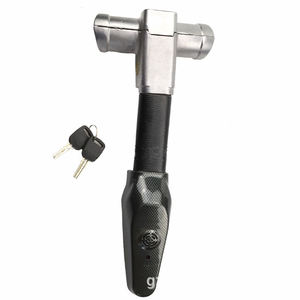 YH1743 Construction en acier de serrure de direction de roue de voiture antivol avec la caractéristique d'<span class=keywords><strong>avis</strong></span> d'alarme - Product Image 1