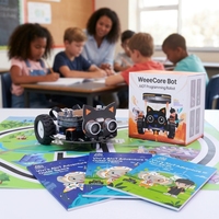 Kit de Robot de Programación Profesional ESP32 WiFi Bluetooth con Reconocimiento de Voz por IA para Educación STEM en el Aula Escolar