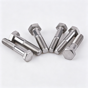 สลักเกลียวหัวหกเหลี่ยมสแตนเลสแบบมีเกลียวตามมาตรฐาน DIN 931-87 เมตริก - Product Image 2
