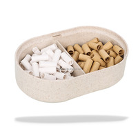Plateau à rouler personnalisé avec couvercle magnétique 130x80mm avec boîte biologique kit d'emballage rouleau petit format accessoires pour fumer couvercle magnétique stockage