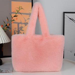 <span class=keywords><strong>Sac</strong></span> Fourre-tout en Peluche Personnalisé pour Femme, <span class=keywords><strong>Sac</strong></span> à Main Shopping Grande Capacité en <span class=keywords><strong>Fausse</strong></span> <span class=keywords><strong>Fourrure</strong></span> Douce, <span class=keywords><strong>Sac</strong></span> à <span class=keywords><strong>Bandoulière</strong></span> Décontracté pour la Mode Hivernale - Product Image 6