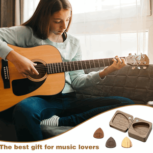 Portaplettri Personalizzato in Legno, Scatola Portaoggetti per Accessori di <span class=keywords><strong>Chitarra</strong></span> e Basso - Product Image 6