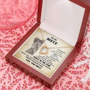 SC New Design Valentine's Day to My <strong>Niece</strong> <strong>Necklace</strong> Gift Romantic Eternal Love Inlaid Diamond Hollow Heart <strong>Necklace</strong> for Women - Product Image 6