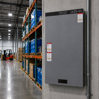 Armoire de distribution électrique industrielle LV 220V triphasée 4 fils en Y, IP30, anti-effraction, pour appareillage de commutation