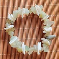 Vente en gros 3 ~ 8MM Naturel Coloré Irrégulier Pierre concassée Bracelet Cristal Agate Bracelet Élastique pour Hommes et Femmes Bijoux