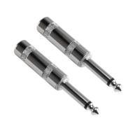 Prise audio OEM CE à faible interférence 1/4 pouce (6,35 mm) plaquée or et nickel, jack mono/stéréo pour câble de raccordement de guitare ESP