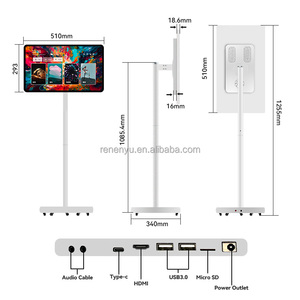 טאבלט נייד חכם Rovesky בגודל 22 אינץ' עם סוללה, אנדרואיד 8+128 ג'יגה, מסך מגע מסתובב, מושלם לחברות - Product Image 2