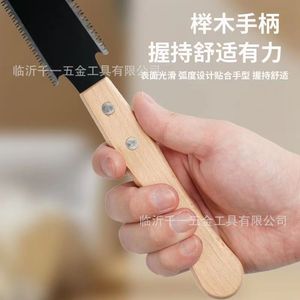 Scie à bois Linyi Qianyi à double tranchant, lame fixe, scie à main pour bois dur, outil de tenonnage à dents fines - Product Image 5