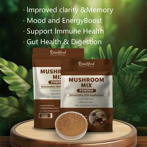 กาแฟเห็ดเรนวูดแบบผง OEM 10 in 1 อาหารเสริมกาแฟเห็ด - Product Image 3