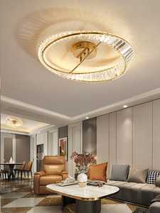 Starry vàng tối giản Thiết kế nội thất trang trí pha lê <span class=keywords><strong>chadnelier</strong></span> đèn trần phòng khách sảnh khách sạn - Product Image 4