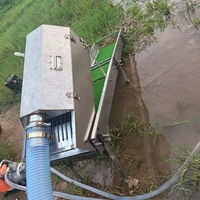 Drague d'aspiration d'or portative GX200/Zongshen225 à essence avec compresseur d'air et séparateur de minéraux pour rivière