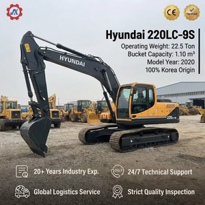 Excavadora Hyundai 220lc 225 Usada Original de Corea, Excavadora de 22t, Hyundai 220lc-9s 220lc-9t Usada, Excavadora de Cadenas Hyundai - Product Image 2