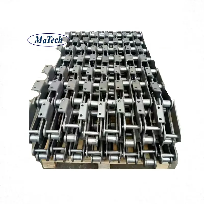 حلقة ناقلة من فولاذ كربوني مطلية بالمطاط من مصنع MaTech سلسلة موصلة بسلسلة موصلة