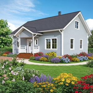 บ้านสำเร็จรูปโครงสร้างเหล็กเบา ดีไซน์ทันสมัย ประหยัด ทนทาน กันน้ำ เห<span class=keywords><strong>มา</strong></span>ะสำหรับอพาร์ทเมนต์ รีสอร์ท โรงแรม ที่อยู่อาศัย และวิลล่า - Product Image 3