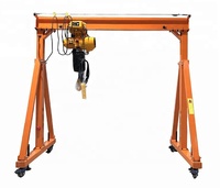 Grue à portique portable réglable en hauteur de haute qualité de 1 tonne et 5 tonnes avec treuil à moteur électrique