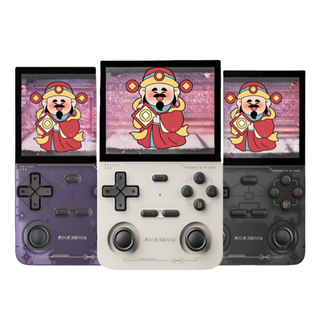 Kin Hank Open Source K36 Retro Handheld Video Console Arcade Joystick Consoles 16000 Games Emulator for Wireless Game Player