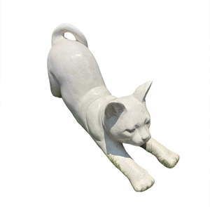 Statue de Bouddha en terrazzo de pierre naturelle moderne faite à la main avec motif religieux, garantie 1 an, décoration personnalisée pour la maison et le jardin - Product Image 4