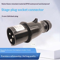 Connecteur de prise HFE mâle et femelle, nouvelle version, prise d'alimentation 3 pôles 16A, étanche IP44, 220-240V