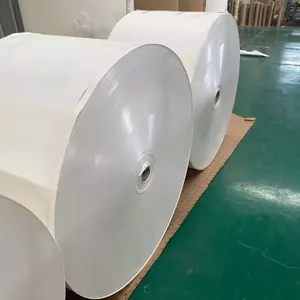 Laminated Coated Virgin Kraft Liner Paper Customizable Color PE Free Beverage Roll Virgin Wood Pulp Letterpress Printing Accept