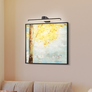 Lampe murale LED moderne et simple pour salle d'étude, finition cuivre, personnalisable, style américain, pour salle de bain, couloir, véranda - Product Image 4