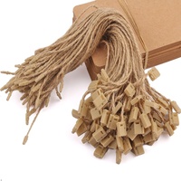Corde d'étiquette de ficelle de vêtements Corde d'étiquette de fil de jute naturel de haute qualité Corde d'étiquette de protection de l'environnement