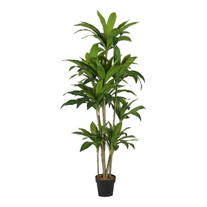 Nhà máy giá rẻ sống động như thật nhân tạo dracaena fragrans cây trong nồi 6 đầu Faux chậu dracaena nhà máy để bán cho ban công trang trí nội thất - Product Image 1