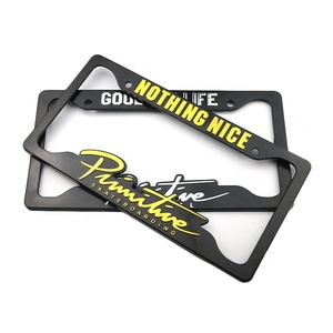 Métal serrure en plastique taille américaine en acier inoxydable cadre <span class=keywords><strong>de</strong></span> plaque d'immatriculation <span class=keywords><strong>de</strong></span> voiture à vendre - Product Image 4