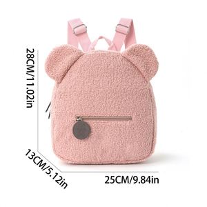 Fashionable Soft Kids School Bag Kindergarten Plush Cute Bear Toddler Children's <b>Backpack</b> - Product Image 4