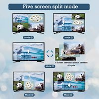 Carte de capture vidéo USB3.0 HDMI 4 canaux 4K pour PS4, diffusion en direct, sortie en boucle audio et vidéo, accessoire multivue sans coupure