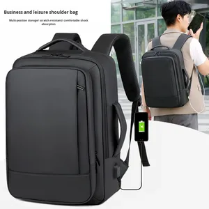 Ba lô du lịch công tác đa năng, dung tích lớn, có thể mở rộng, chất liệu Oxford Polyester cao cấp, chống thấm nước, có đệm khí - Product Image 3