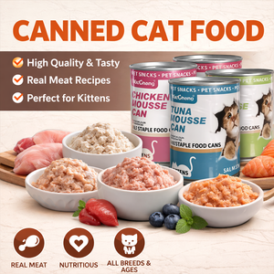 Alimento Húmedo Premium <span class=keywords><strong>para</strong></span> Mascotas, <span class=keywords><strong>Comida</strong></span> <span class=keywords><strong>para</strong></span> <span class=keywords><strong>Perros</strong></span> y Gatos con Alto Contenido de Proteínas, Nutrición Natural, Sin Granos, Suministro al por Mayor OEM - Product Image 1