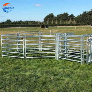 Paneles de Corral Portátiles de Alta Calidad para Ganado y Caballos, Valla de Seguridad de Metal Galvanizado con Recubrimiento en Polvo - Product Image 2