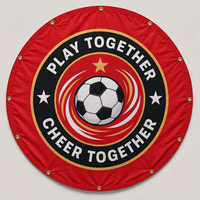 Bannière Tifo Personnalisée en Polyester pour Supporters de Football – Impression Numérique Douce et Durable pour Événements Sportifs – Vente en Gros