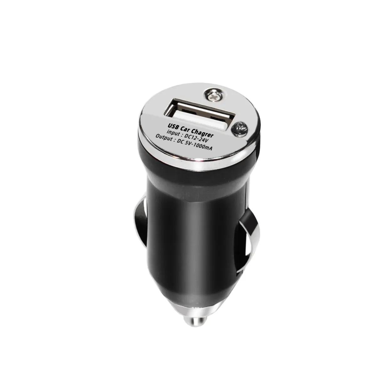 공장 직접 작은 총알 USB-A 자동차 충전기 5V1A 전자 범용 자동차 충전기 전원 공급 장치에 대한 스마트 폰에 대한 자동차 충전기
